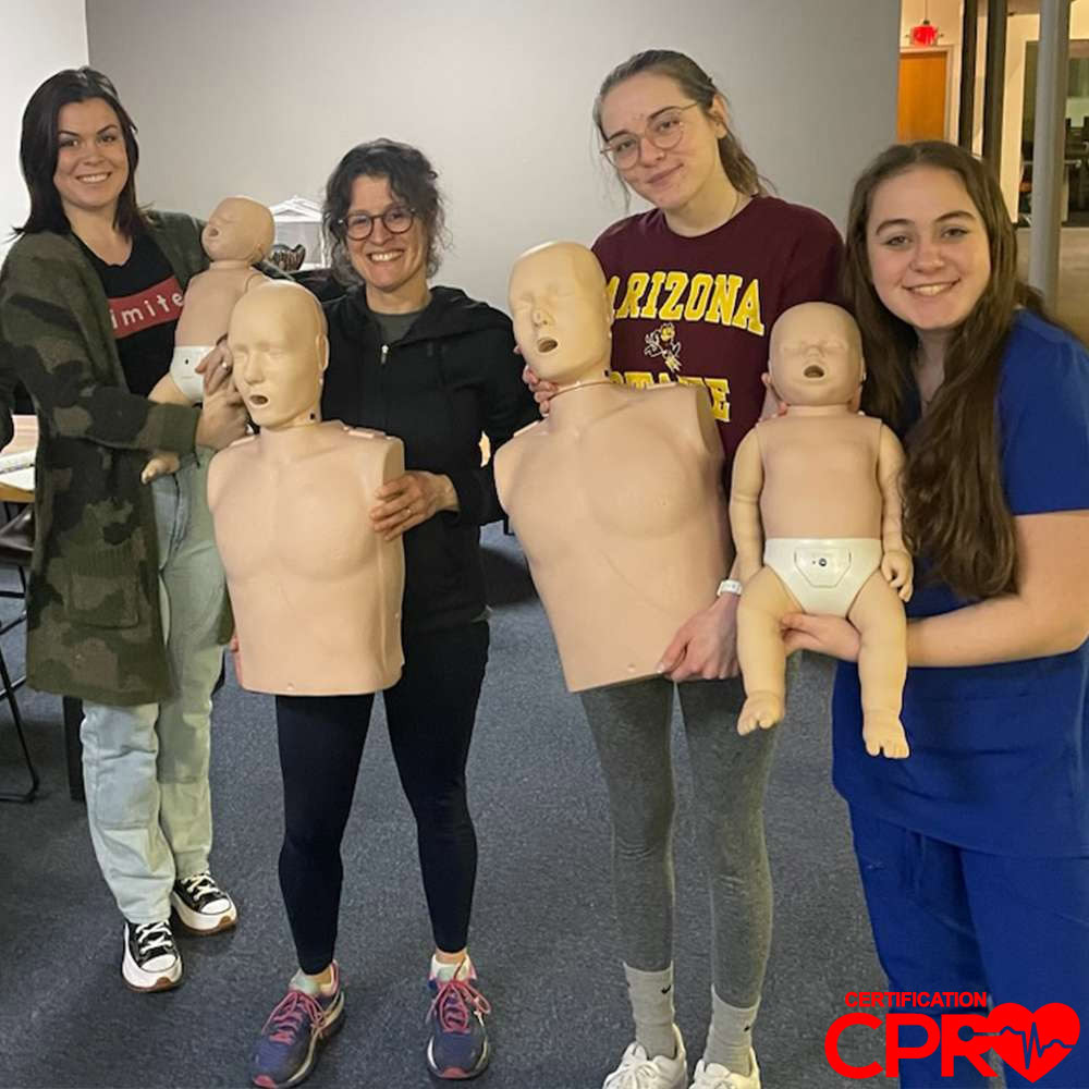CPR certification training with mannequins in Atlanta, Georgia. Learn life-saving skills in a hands-.